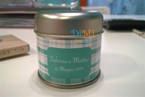 Scatola in metallo personalizzabile
