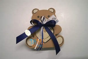 Orsetto ecologico porta confetti in cartone